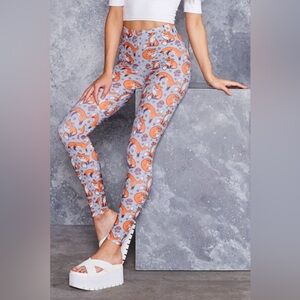 Blackmilk For Fox Sake Toastie XS extra small leggings